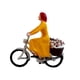 thumbnail image 2 of Modelo de niña en bicicleta a escala 1:64, mini figura de ciclista, figura en miniatura coleccionable para caja de arena, modelo de ferrocarril, 2 of 7