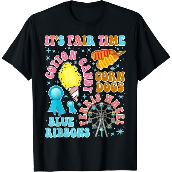 Playful Comfort Tee - Fair Food Tee - For State or County Festival Fair Week T-Shirt