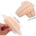 thumbnail image 5 of SHELLTON 3 Pairs Women's Soft Silicone Bra Strap Cushions Holder Hole Silicone Bra Strap Cushions Holder Non-Slip Shoulder Protector Pads Relief Pain Shoulder Pads, 5 of 6