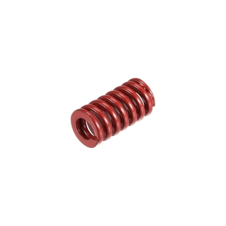 

Die Spring 8mm OD 15mm Long Stamping Medium Load Compression Red