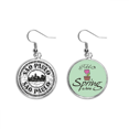 thumbnail image 1 of Pintura lema Brasil elemento cultural Colgante decorativo temporada pendientes de primavera joyas Unbranded M, 1 of 3