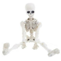Halloween Movable Skeleton Human Model Skull Full Body Scary Mini 9 cm
