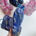 thumbnail image 4 of Advancent 2 uds., zapatos de lluvia para niños con asa, botas de lluvia impermeables para bebés de media pantorrilla, botas de agua Botas Deportivas Dinosaurio de sello completo crecimiento16.5cm, 4 of 6