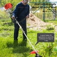 thumbnail image 3 of Floseru 52CC 2-Cycle Gas Weed Wacker, 2 in 1 Gas Weed Eater, 2026 Upgraded Weed Eater Gas Powe, 2.2KW/8500rpm High Power Gas String Trimmer, Brush Cutter for Yard, Garden, 3 of 8