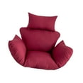 thumbnail image 2 of Cojín para silla columpio con reposacabezas, accesorios para reposabrazos, asiento de instalación Rojo, 2 of 8