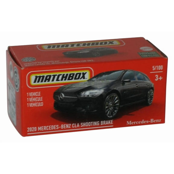 Matchbox 2020 Mercedes-Benz CLA Shooting Brake Black Power Grab Box Toy Car 5/100