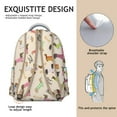 thumbnail image 5 of Dog and Nature Artwork Backpack with Vintage Canine Illustrations, Perfect for Animal Lovers, Spacious and Comfortable, 5 of 5