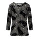 thumbnail image 3 of Camisas Para Mujer, Camisetas de Gran Tamaño, Manga Larga, Cuello Redondo Sólido, Botón Plisado, Jersey Con Estampado de Cosplay Odeerbi ODB135262, 3 of 4