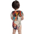thumbnail image 2 of Rocae Colorful Dachshund Art for Baby Cotton Short-Sleeve Bodysuits for Unisex Onesies Bodysuit-3 Months, 2 of 7