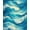 Blue, Pattern 1, variant on ODIKA 4' x 6' Machine Washable Non-Slip Area Rug, Coastal Wave High Traffic Rug, Blue, 2992