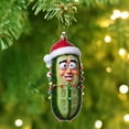 thumbnail image 4 of Wadada 2D Christmas Decorations, Acrylic Pickle Christmas Tree Hanging Ornament, Cucumber Shape Ornaments, Cute Mini Cucumber Christmas Pendant, Holiday Parties and Christmas Decorations, 4 of 5