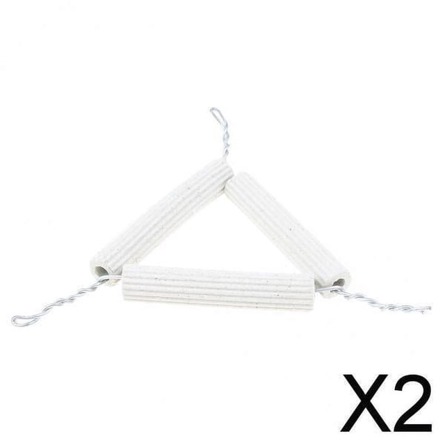 Triángulo de arcilla para tuberías de laboratorio,Soporte para para aparatos de laboratorio,Triángulo de tubo de arcilla portador de de arcilla de fuego,Triángulo de 2 piezas