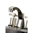 thumbnail image 3 of Kingston Brass KS4946ZX 8-Inch Widespread Lavatory Faucet with Brass Pop-Up, Polished Nickel, 3 of 5
