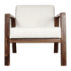 thumbnail image 4 of MO GDL DESIGNS Sillon Ocasional Salvatore Madera solida BLANCO Canvas Mexico Moderno, 4 of 8