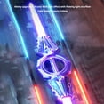 thumbnail image 4 of tkerinse Épée à Double Lame Lumineuse avec Son, Jouet Sabre Rétractable à Rotation de Feu, Épées Néon à Chargement Type-C, Sceptre Multicolore Clignotant, Cadeau de Jeu de Rôle pour Enfants et Ados, 4 of 8