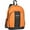 Orange, variant on Unisex Backpack with Front and Side Pockets, Orange Black