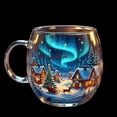 thumbnail image 7 of ACDANC Christmas Mugs Christmas Cheer Mug Clear Coffee Mug Hand Painted Winter Scenery Glass Mugs Personalized Coffee Mugs Perfect for Christmas Decor Cute Coffee Mugs Glass Coffee Mugs(3.9 In), 7 of 7