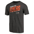 thumbnail image 2 of Men's Black Philadelphia Flyers Slant Strike Tri-Blend T-Shirt, 2 of 3