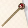 thumbnail image 4 of Rose Lace Bookmark in Antique Bronze: a Book Mark for Book Lovers, 4 of 5