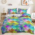 thumbnail image 1 of Hosima 3-Piece 3D Digital Printed Duvet Cover, Alien and Other Patterns, Children's and Adult Bedding Series,DLC26-Queen, 1 of 7