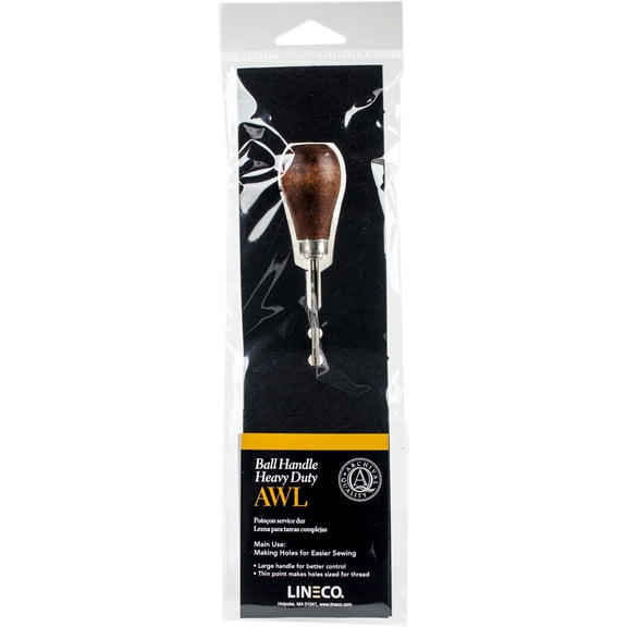 Awl Heavy Duty-Large Point W/Wooden Ball Handle