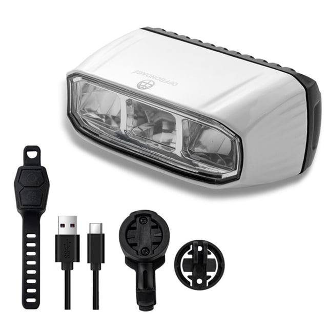 Luz Delantera para Bicicleta LED de 1000 Lúmenes, Resistente Al Agua, Recargable por USB-C, para Ciclismo de Montaña y Carretera. Accesorios.