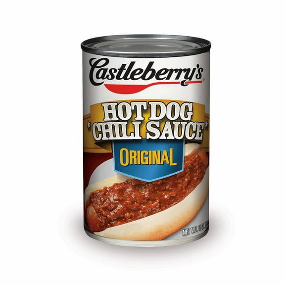 Castleberry’s Hot Dog Chili Sauce Original, 10 oz Can – Classic Chili Dog Topping for Fast Family Meals