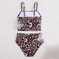 thumbnail image 6 of Shadoumai Girls Tankini Swimsuits Size 14-16 Ruffle Girls' Swimwear Bikini Tie-Straps Tankini for Girls 2pcs Girls Bathing Suit&nbsp;size 6 Contrast Trim Swimwear Shorts and Skirt, 6 of 8
