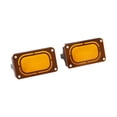 thumbnail image 4 of 2 piezas de protector de luz antiniebla para motocicleta, cubierta de protección de repuesto para luz antiniebla Naranja, 4 of 9