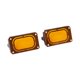 thumbnail image 4 of 2 protectores de luz antiniebla para motocicleta, accesorios para motocicleta Naranja, 4 of 9