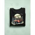 thumbnail image 3 of Santa's Vintage Christmas Truck Women's Sweatshirt, 3 of 4