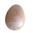 thumbnail image 4 of Maracas Rattles Egg, Smooth Hand Percussion Shaker Toy Multifunctional  for Early Education Beech, 4 of 8