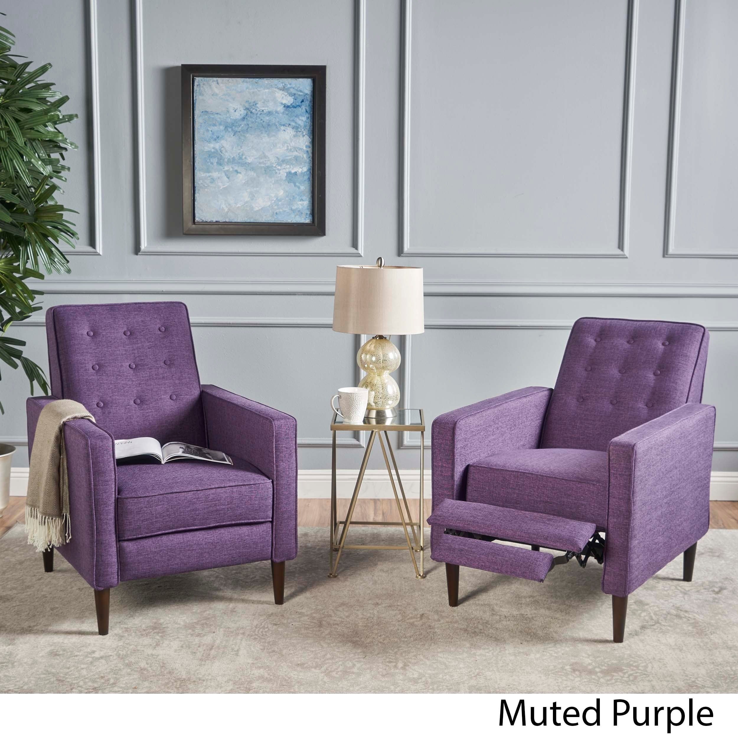 Christopher Knight Home Mervynn MidCentury Fabric Recliner Club Chair