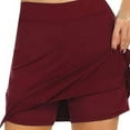 thumbnail image 2 of Running Skirt Tennis Skort with Shorts and Pockets, 2 of 5