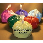 Holi Colors, 12 Lbs 6 Colors (2lbs ea Color) or 12 lbs 12 Colors in 1 lb Bags, Whatever Available
