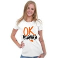 thumbnail image 4 of OK Boomer State of Oklahoma Settlers Womens Slim Fit Graphic Tee Brisco Brands S, 4 of 5