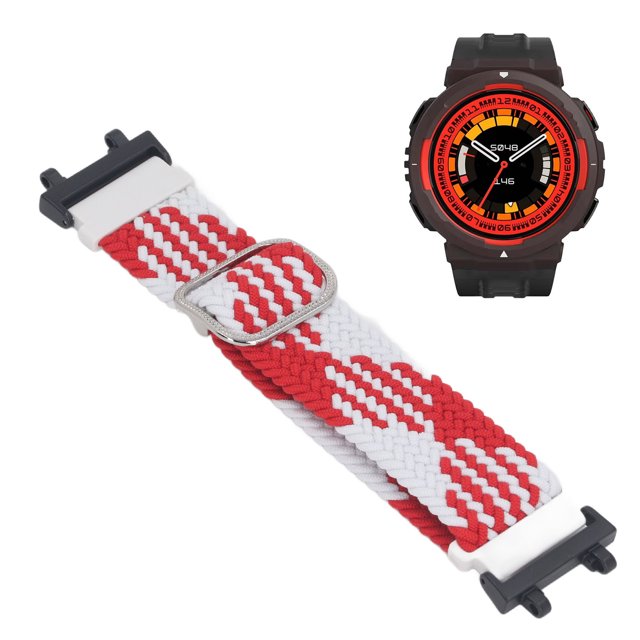 Pulsera de Reloj Elástica de Nivelon Trenzado Ajustable Para Edge Active Edge A2212 Con Destornilladores, Bucle Elástico de Liberación Rápida