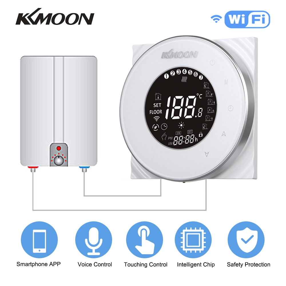 KKmoon Digital Water/Gas Boiler Heating Thermostat with WiFi Connection