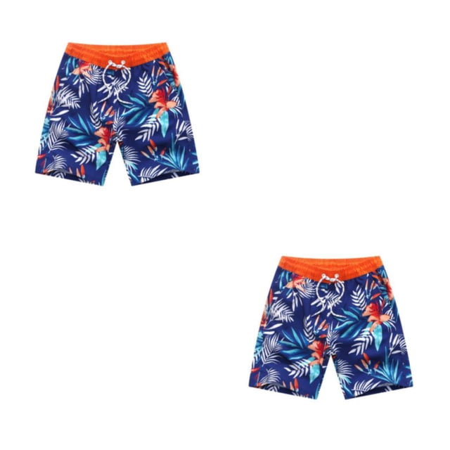 Jumpingount Pantalones cortos de playa con estampado de viaje para niños, con bolsillos, para surf, fiesta en la piscina, bañadores con cordón Type4 NO4