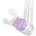 thumbnail image 3 of Cressi Supernova Dry Snorkel, Clear/Lilac, 3 of 8
