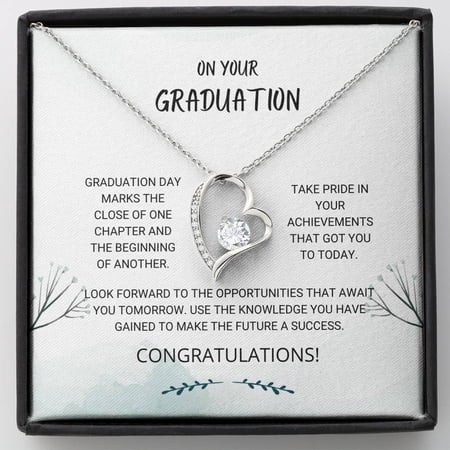 Graduate - Take Pride Forever Love Necklace, Graduation, Graduation Gift, Graduation Card, Gift Ideas, Graduation Present, Senior Graduate,