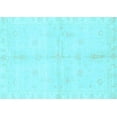 thumbnail image 1 of Ahgly Company Indoor Rectangle Abstract Light Blue Modern Area Rugs, 8' x 12', 1 of 4