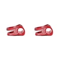 thumbnail image 3 of Wosthever Vástago de bicicleta de montaña de 31,8mm, extensor de manillar de bicicleta ajustable de aleación de aluminio, adaptador de Rojo 2piezas, 3 of 6