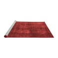 thumbnail image 2 of Ahgly Company Machine Washable Indoor Rectangle Abstract Red Modern Area Rugs, 7' x 9', 2 of 4