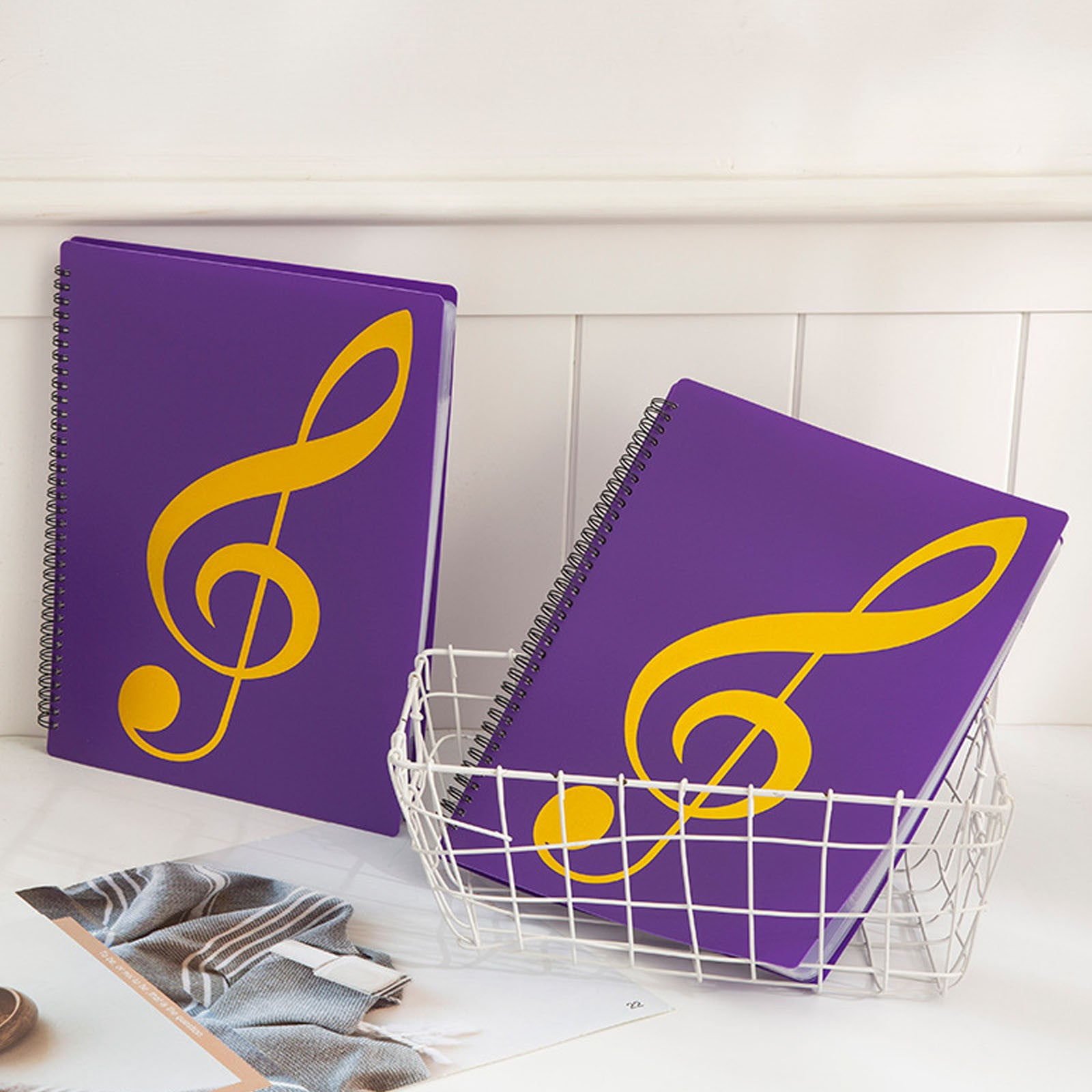 1 Music Score Folder Sheet Music Folder 60 Pages Sheet Music /Holder Letter Size Writable & Detachable Choir Folder