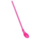 thumbnail image 2 of Daboolka 50 piezas herramienta de cocina cuchara de paja para beber de doble uso cuchara de paja para agitar integrada (rosa), 2 of 8