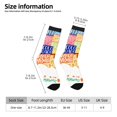 thumbnail image 2 of Pofeuu USA MAP Print Crew Socks, Adult Running Hiking Socks for Youth and Adult, 2 of 6