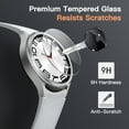 thumbnail image 5 of JETech Screen Protector for Samsung Galaxy Watch Ultra (2025/2024) / 6 Classic 47mm, Tempered Glass Anti-Scratch, HD Clear, 3 Pack, 5 of 6