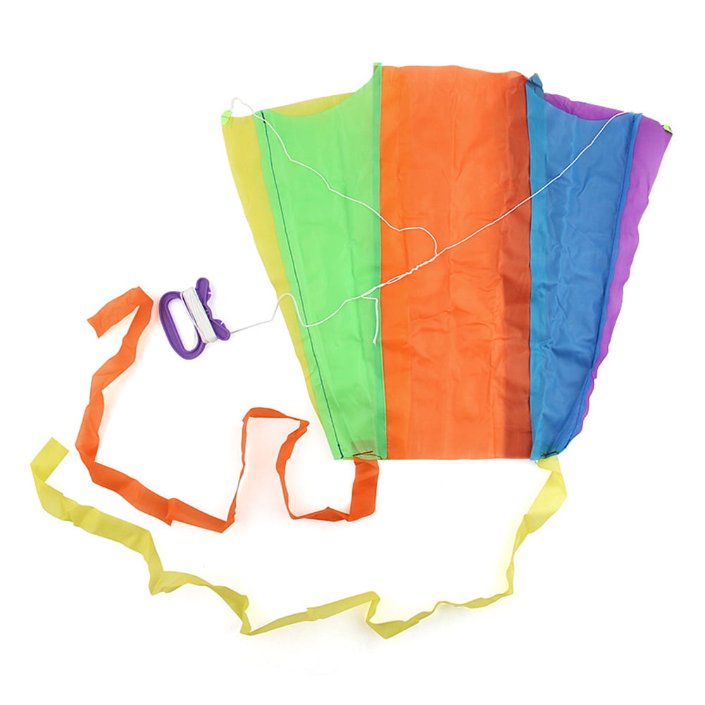 Foldable Outdoor Earth Pocket Kite Children Kite Kids Toy w/String Random #Z 