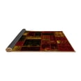 thumbnail image 2 of Ahgly Company Indoor Square Patchwork Yellow Transitional Area Rugs, 4' Square, 2 of 4